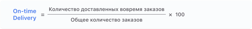 Показатель kpi в логистике otd