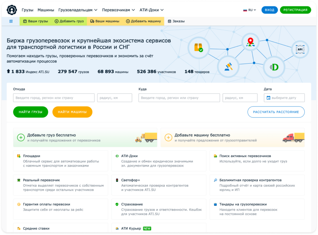 Ati.su аналоги умной логистики